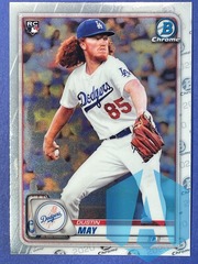 2020 Bowman Chrome Dustin May RC #96 Los Angeles Dodgers